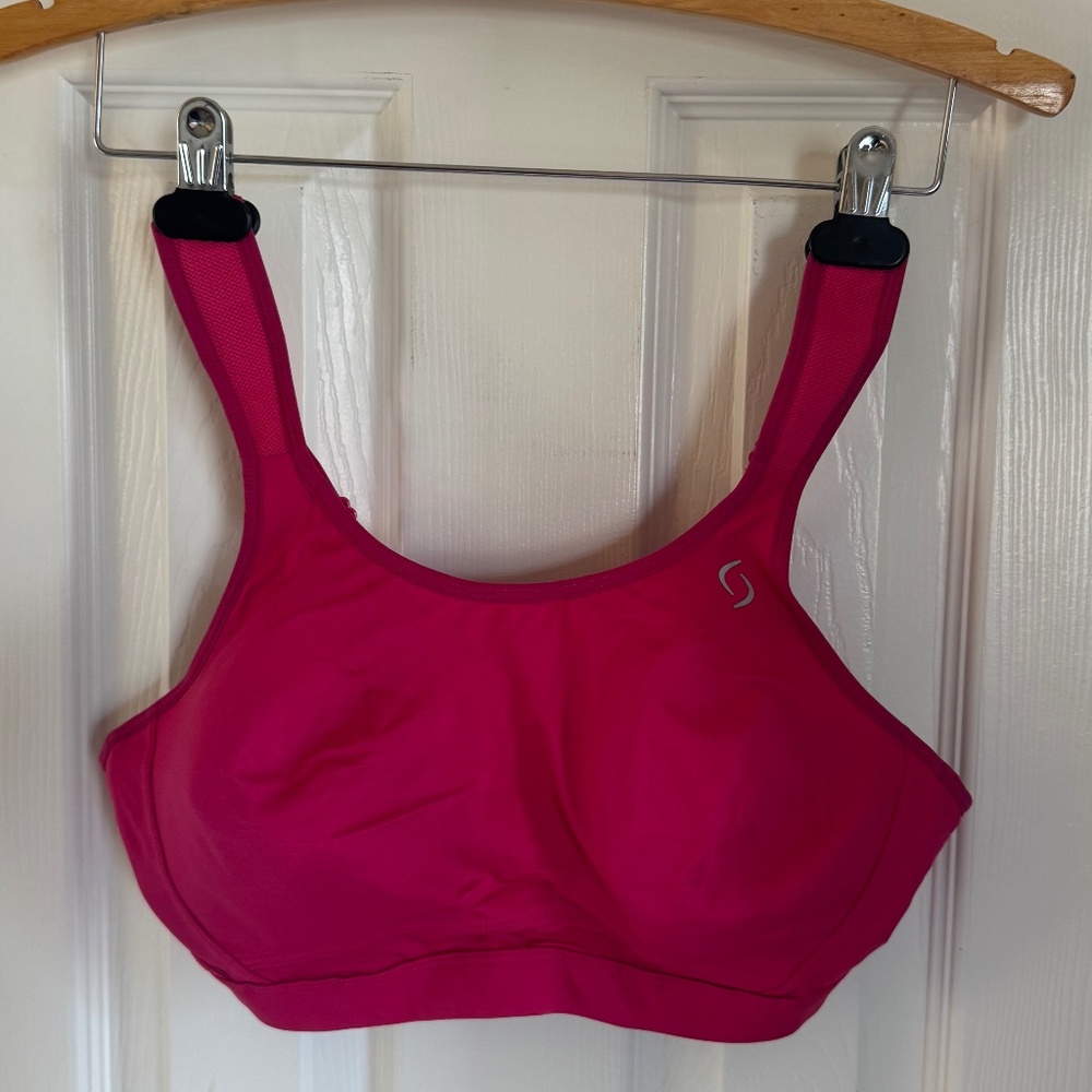 Pink Moving Comfort Maia Sport Bra Sz 36D